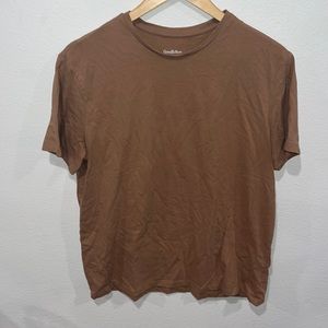 Camel brown men’s tee